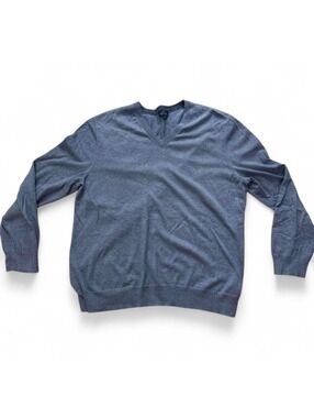 Men's Brooks Brothers Supima Cotton V Neck Pullover Sweater Size XL (Runs Small)